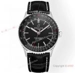 Swiss Grade A Copy Breitling Navitimer New 41 TW 2824 Watch Black Alligator Leather